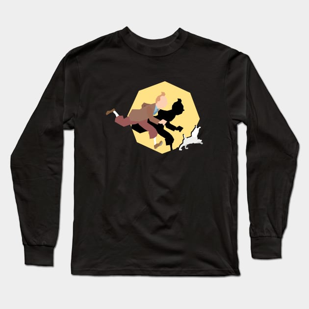 tintin Long Sleeve T-Shirt by lagmikk